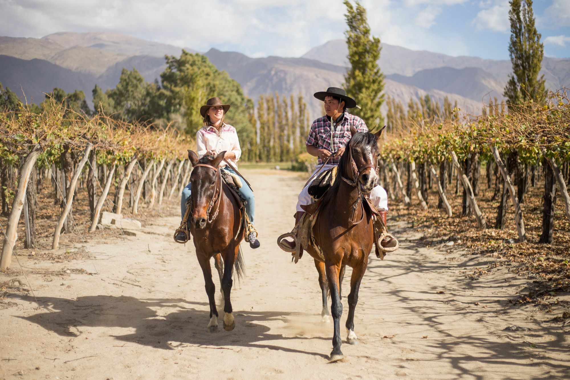 מלון Grace קאפאייט מראה חיצוני תמונה Horse riding in the wine region of Mendoza